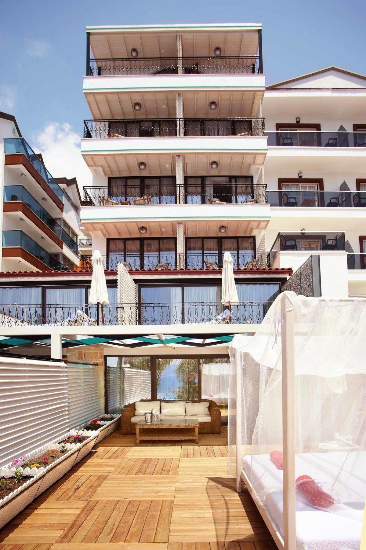 Nur Beach Hotel Каш Экстерьер фото